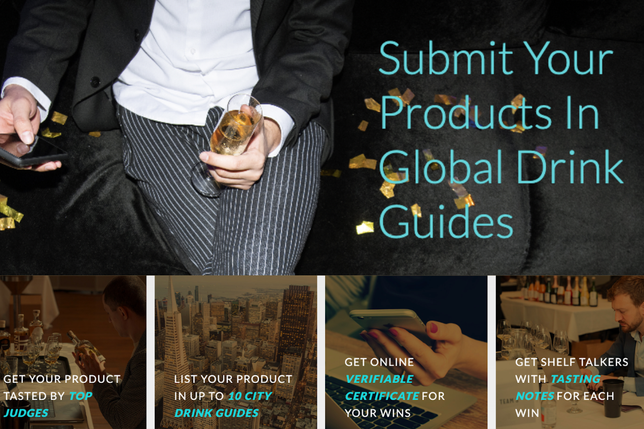 Photo for: Global Drinks Guide FALL EDITION to offer brands direct access with drinks enthusiasts by city